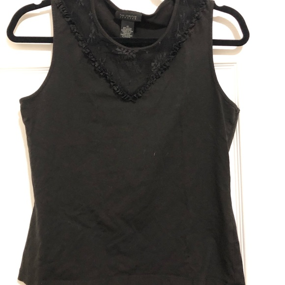 NEW Black mesh top - Picture 1 of 2